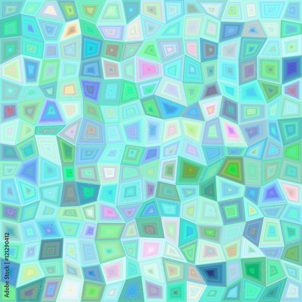 Aufkleber light color irregular rectangle mosaic background