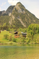 Alpine Lake, Konigssee, Bavaria, Germany