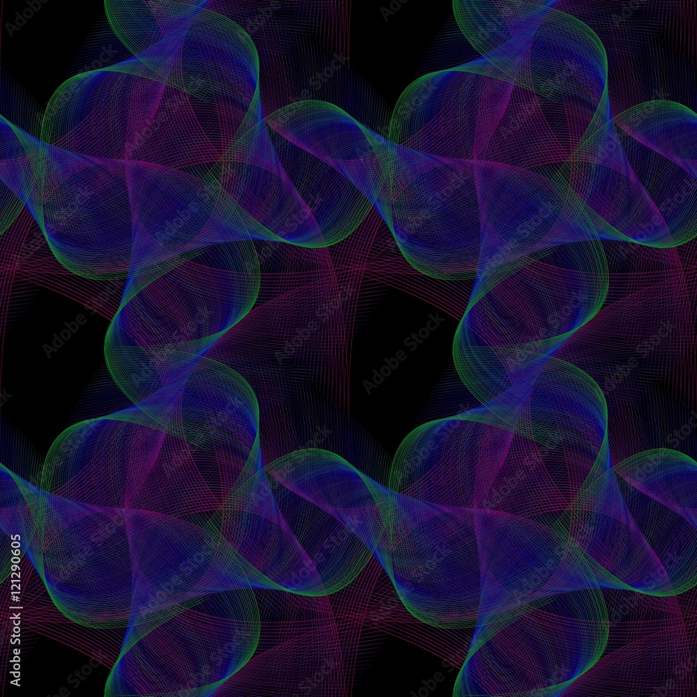 Poster dark seamless fractal design pattern background
