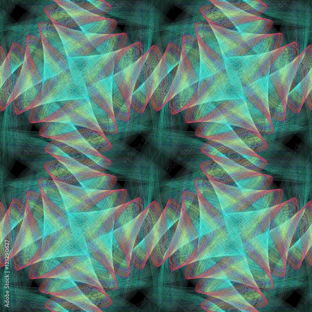 Poster abstract seamless fractal pattern background