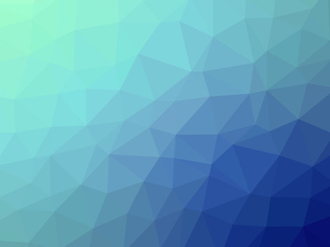 Teal blue gradient polygon shaped background