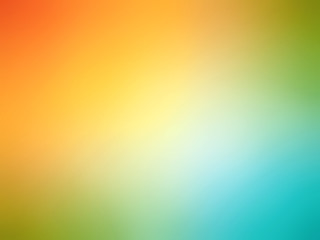 Gradient rainbow colored blurred background
