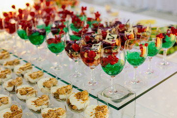 essen hochzeit dessert nachtisch