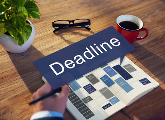 Deadline Appointment Final Time The End Countdown Urgency Concep