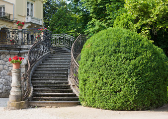 Ornate steps