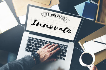 Innovate Aspiration Development Invention Vision Concept