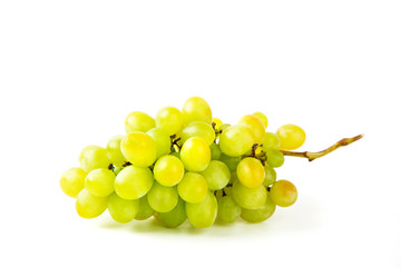 Grapes on white backgound