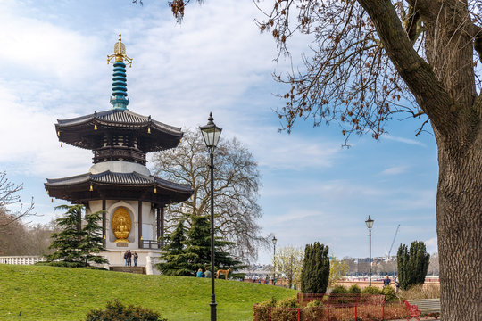 Battersea Park In Spring, London