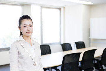 portrait of asian businesswoman in the meeting room