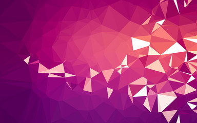 Fototapeta premium Abstract low poly background, geometry triangle