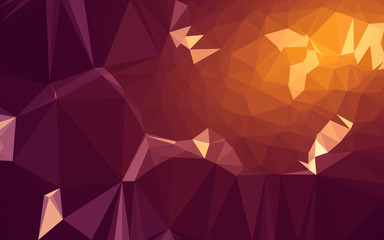 Abstract low poly background, geometry triangle