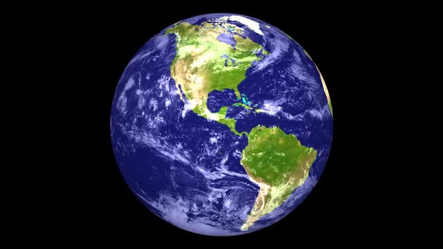 Earth Moving Clouds Loop