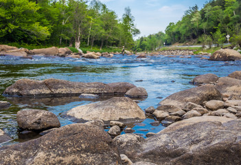 Small mountain river