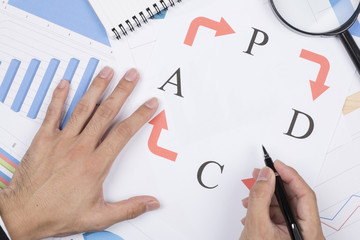 Fototapeta premium pdcaの背景