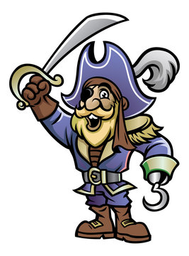 cartoon of pirate