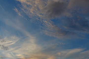 Mostly Cloudy. Cyclone. Weather forecast.