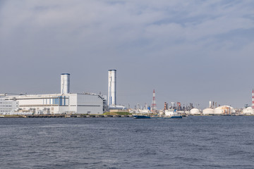waterfront manufacturing industry, petrochemical complex 