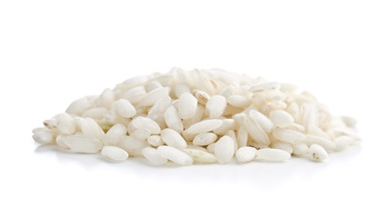 The arborio rice.