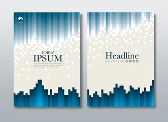 Fototapeta premium Book cover, Annual report brochure flyer design.