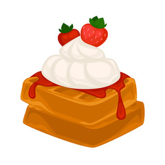 Vector breakfast food