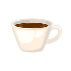 Cup of coffee. Vector Illustration.