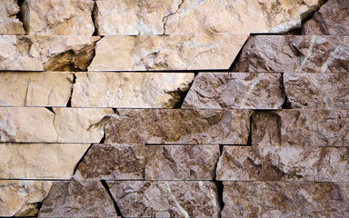 multicolored marble bricks close-up, sample, background