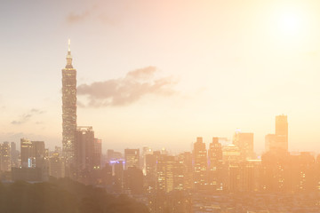 Fototapeta premium City skyline