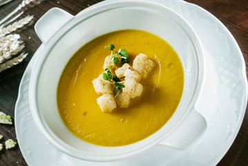 pumpkin cream soup