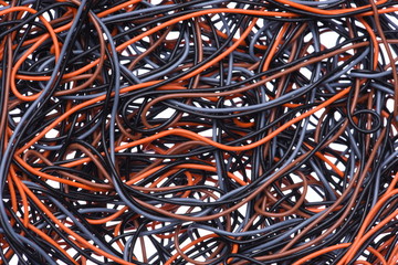 Abstract computer network, information chaos