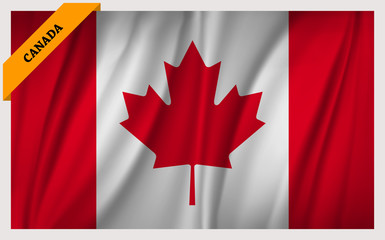 National flag of Canada - waving edition