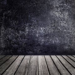 Empty wooden  table for product display. Abstract Black color te