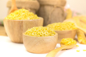 peeled split mung bean