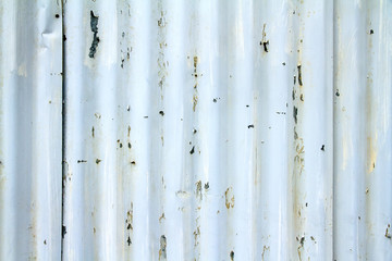 Background texture of rusty zinc sheet used on the exterior wall