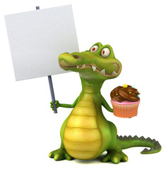 Fototapeta premium Fun crocodile