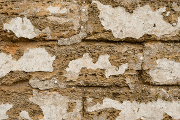 Brick texture with scratches and cracks