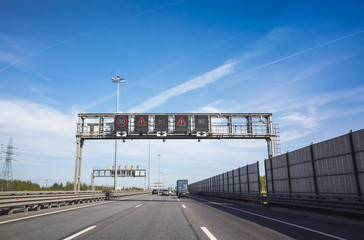 Wide highway equipment