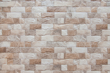 Background of stone wall, Stone wall made with blocks, Pattern o