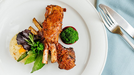Lamb with rice