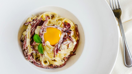 Pasta carbonara