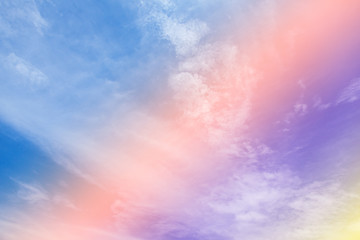 Colorful clouds in the sky, Fantastic sky and colorful clouds, C