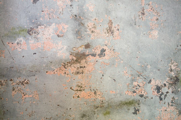 old damaged and peeled cement wall