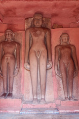 Antique stones  idols of God & Goddess in Deogarh, Uttar Pradesh Jaincentre built in  8th to the 17th century A.D.