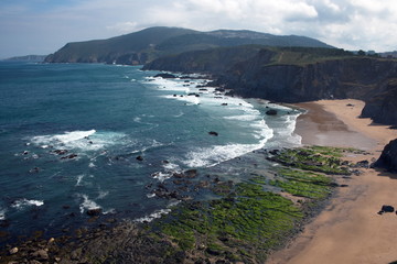 Spiaggia nel Nord della Spagna