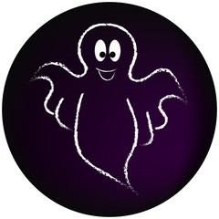 Funny halloween ghost