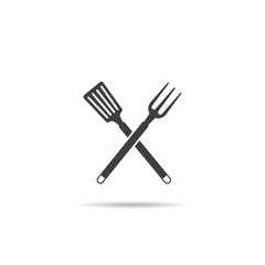 Barbecue utensils icons.