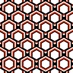 Abstract geometric seamless pattern. Colorful background. Vector