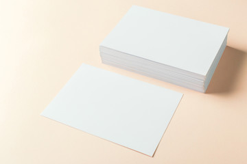 paper blank business cards