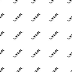 Obraz premium Seamless decorative vector background with painted words. Print. Repeating background. Cloth design, wallpaper.