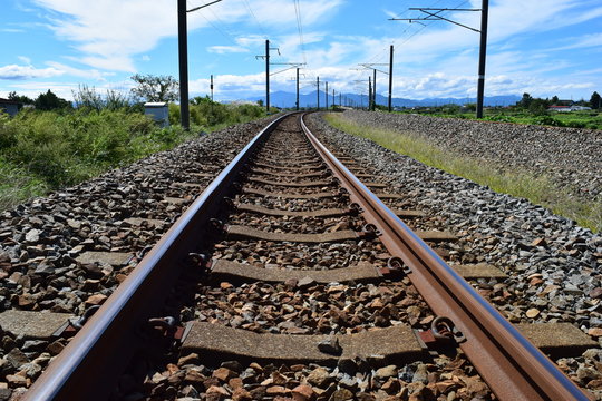 羽越本線の線路