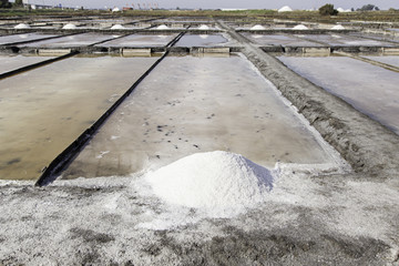 Natural salt mines